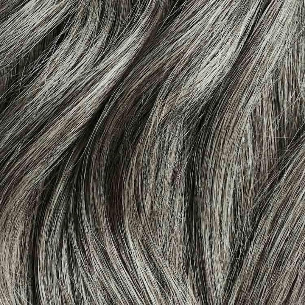 Luxy 100% Remy Human Hair, Classic 220g Clip-In Hair Extensions - 10 Wefts Multi-Dimensional Color for Natural Blending, Adds Mega Volume & Length, Easy Apply & Remove 220 grams 20" Light Gray