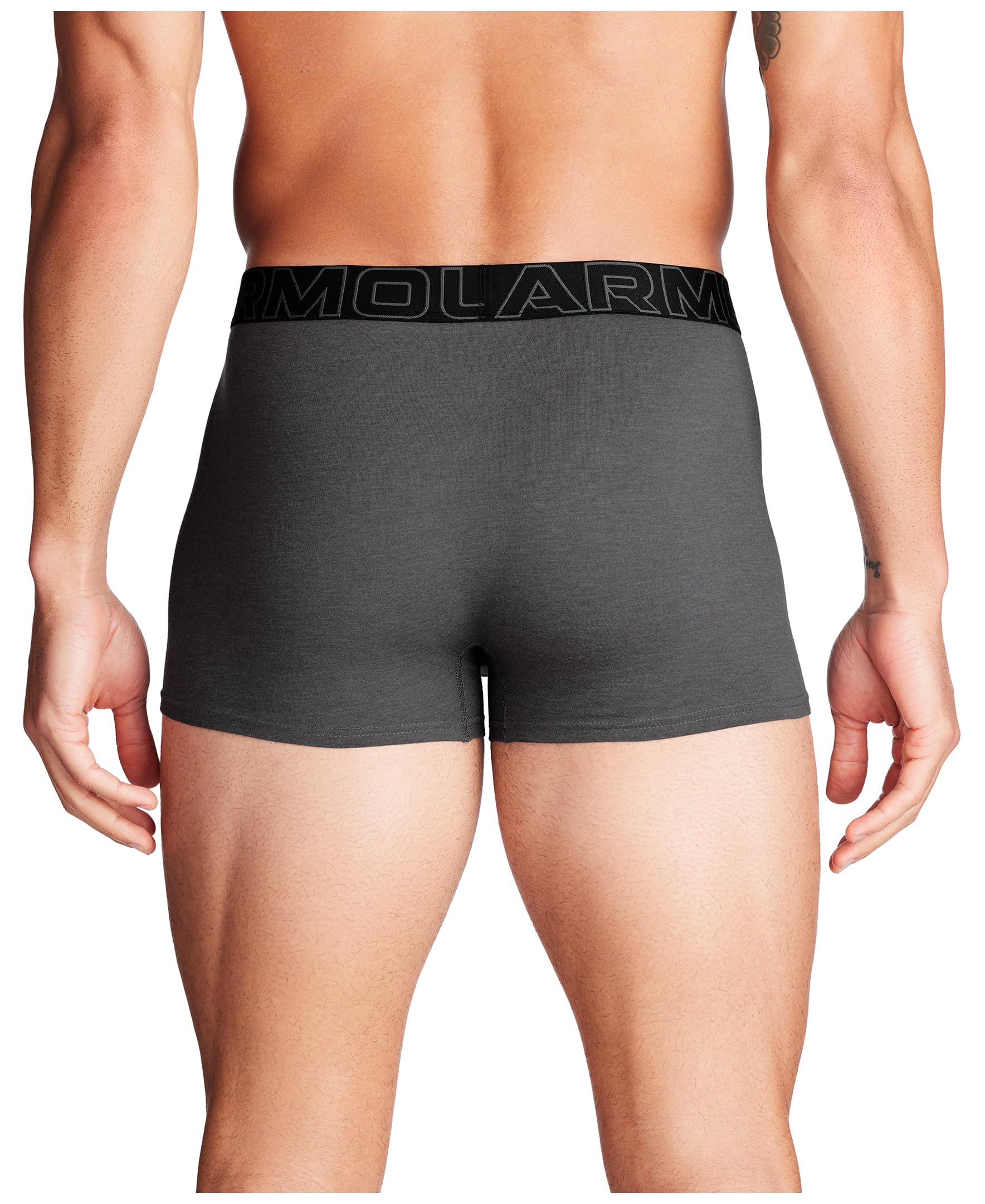 Under Armour 3-Pack Performance Cotton Trunks, Boxer Briefs with 3" Inseam, All-Day Comfort Ropa Interior de Hombres Hombre (Pack de 3)