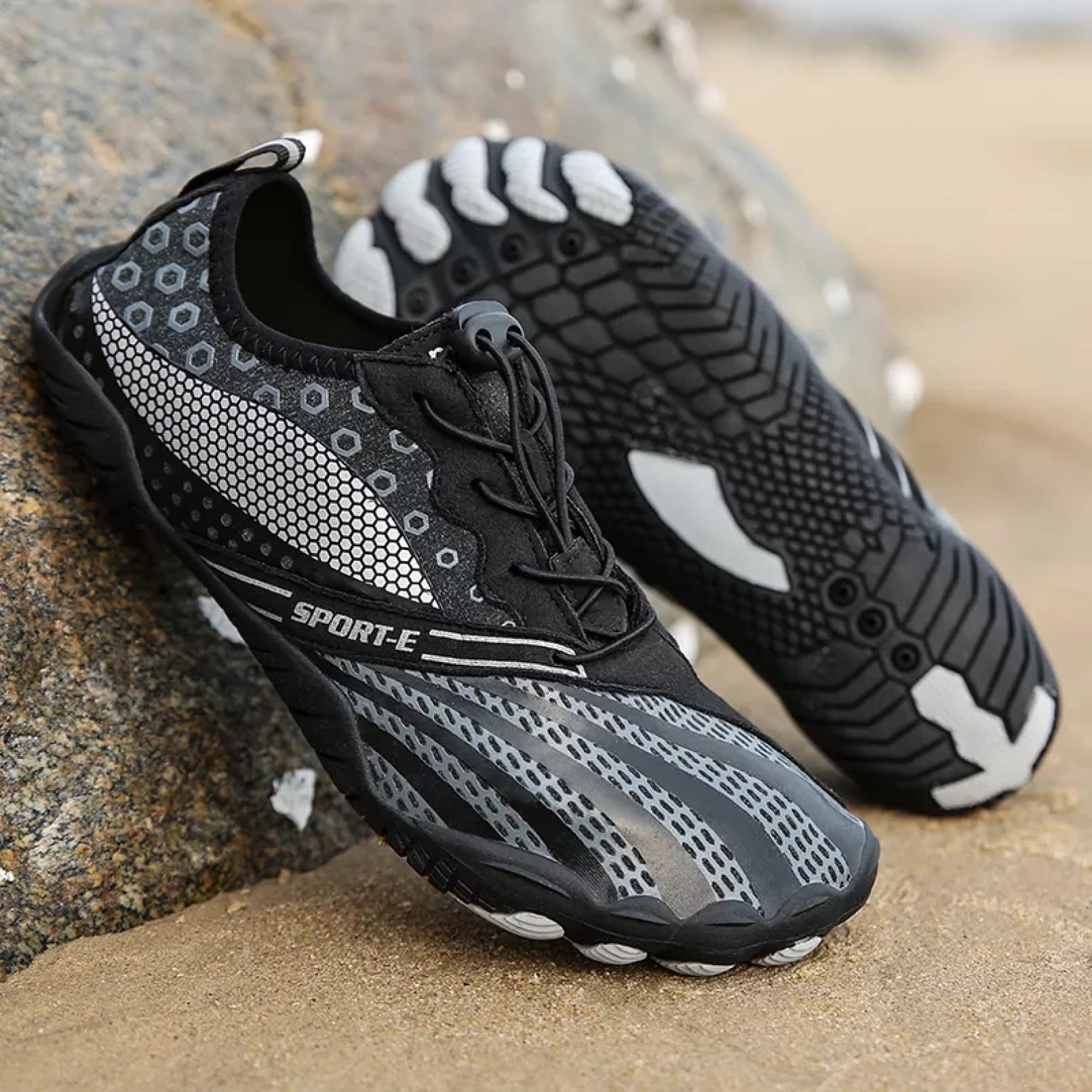 Herren Aqua Schuhe Schnelltrocknend Strand Damen Atmungsaktive Turnschuhe Barfuß Schwimmen Sport