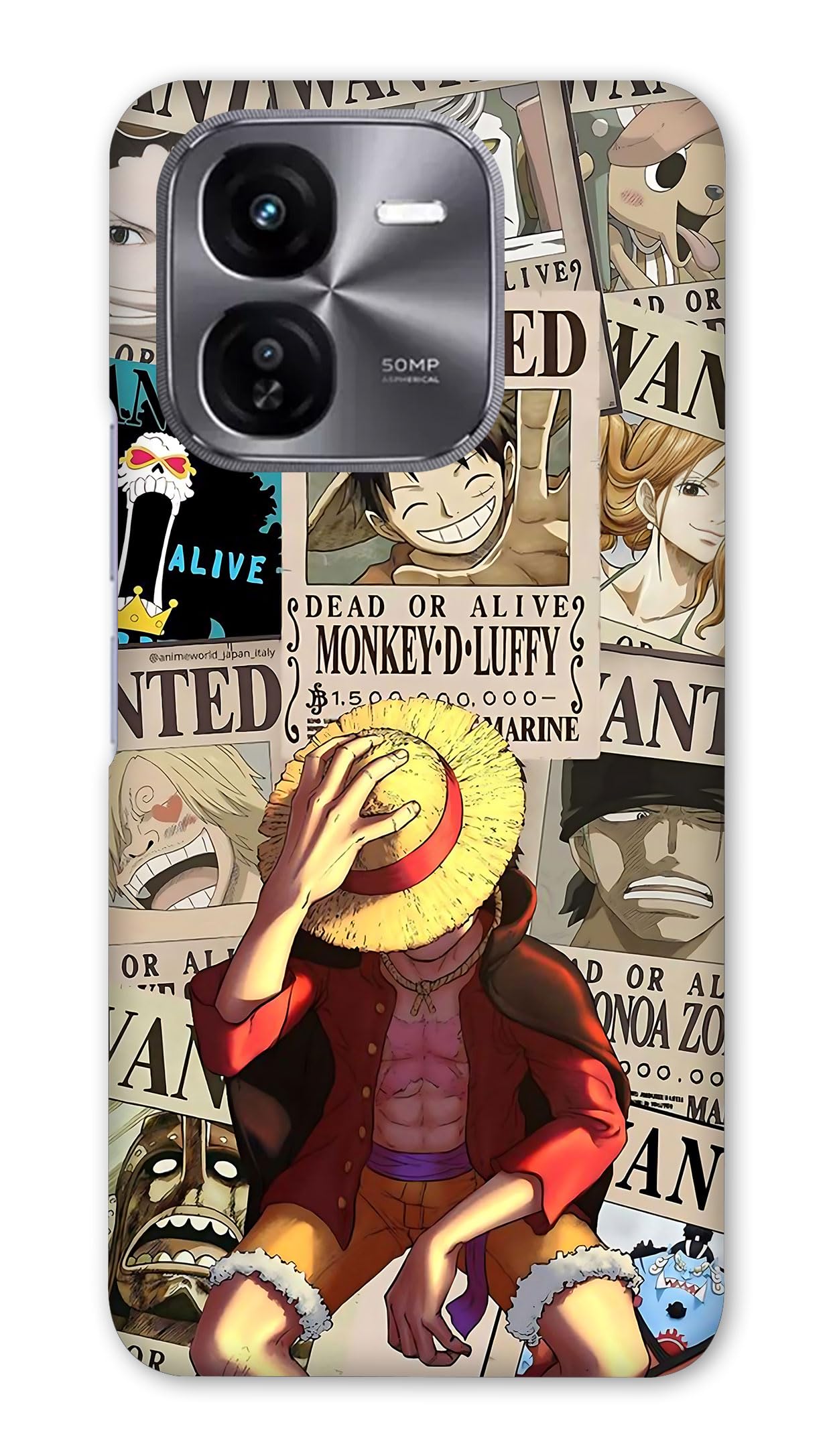 NDCOM iQOO Z9x Back Cover | Durable & Stylish Anime One Piece