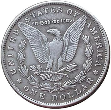 American Morgan Double Sided Coin Eagle Double Sided Coin Silver Plated Souvenir Collection-D,D
