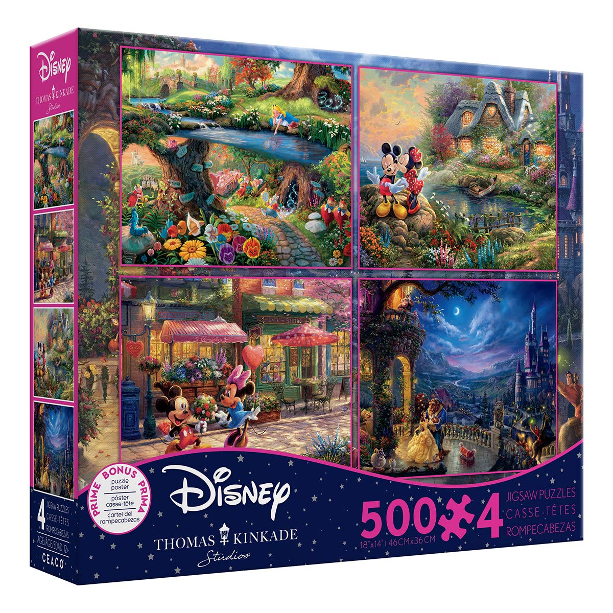 Buy Ceaco 4 in 1 Multipack Thomas Kinkade Disney Dreams