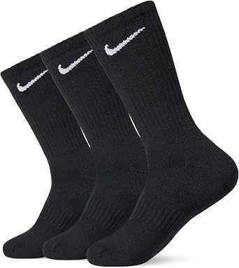 NIKE Unisex U Nk Everyday Csh Crw 3pr 132 Socks