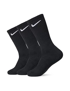 Nike Unisex Adult Everyday Cushioned Training No-Show Socks 3 Pairs