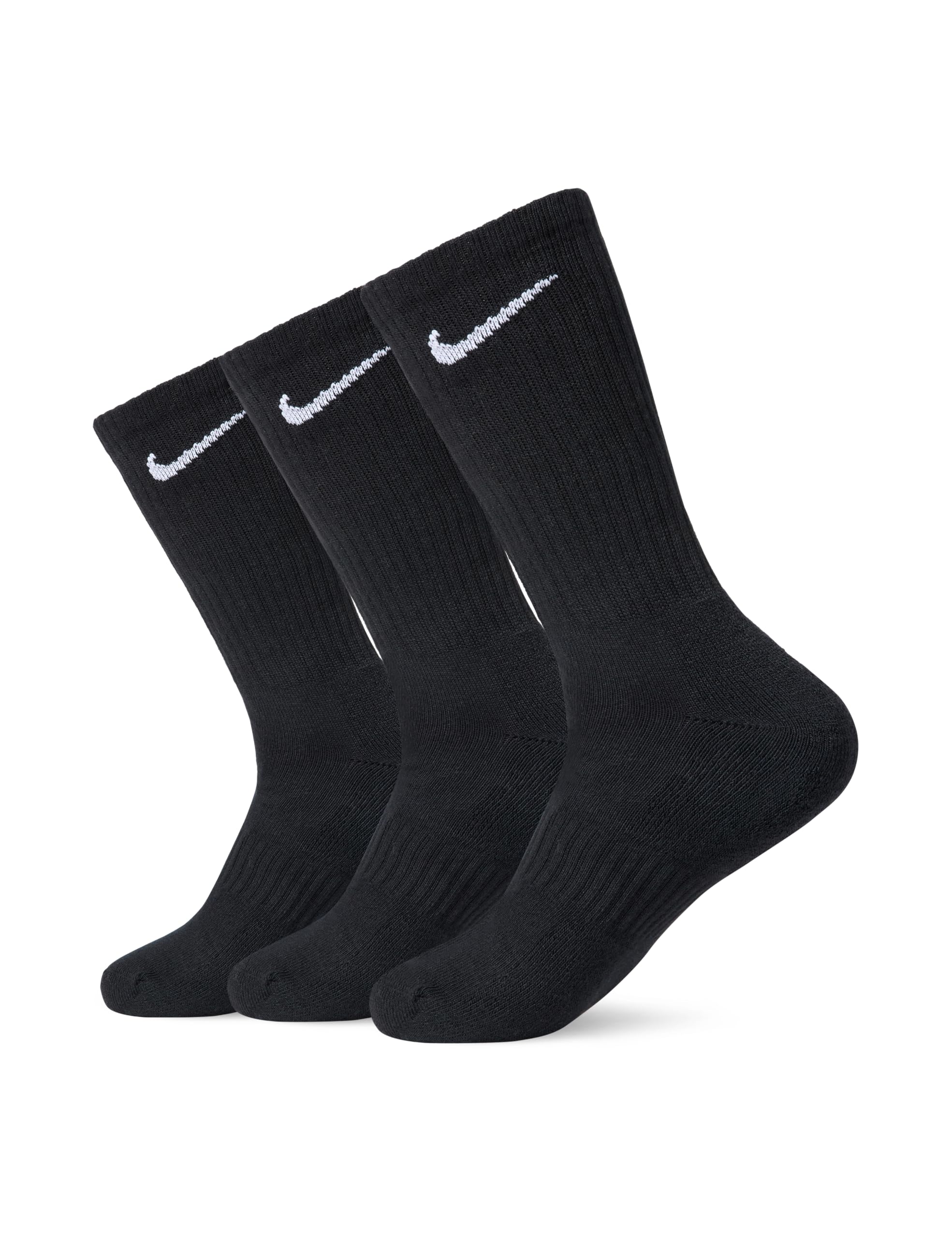 Nike unisex-adult Unisex Nike Everyday Cushion Crew 3 Pair