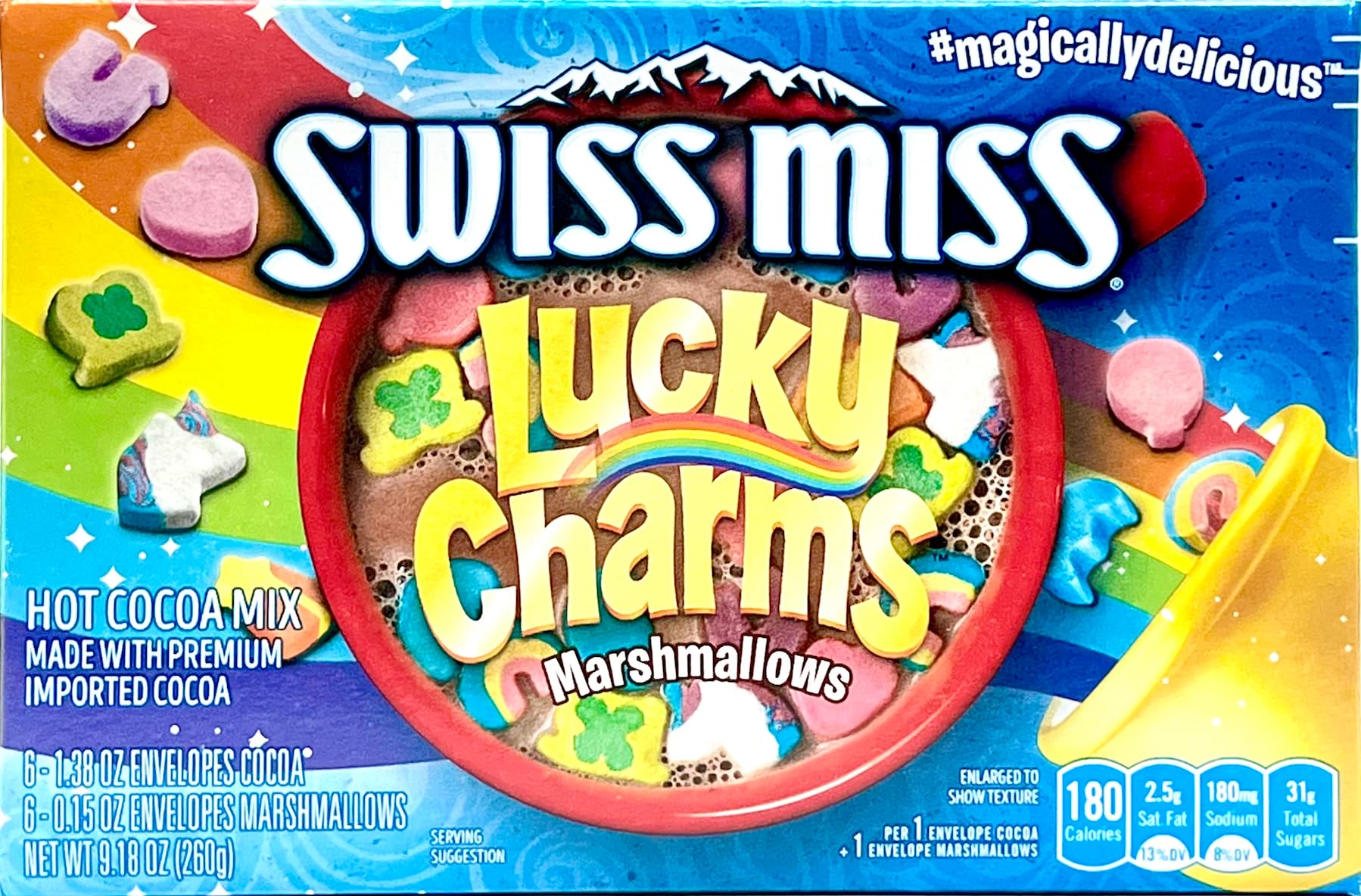 Swiss Miss, Lucky Charm Marshmallows, Hot Cocoa Mix