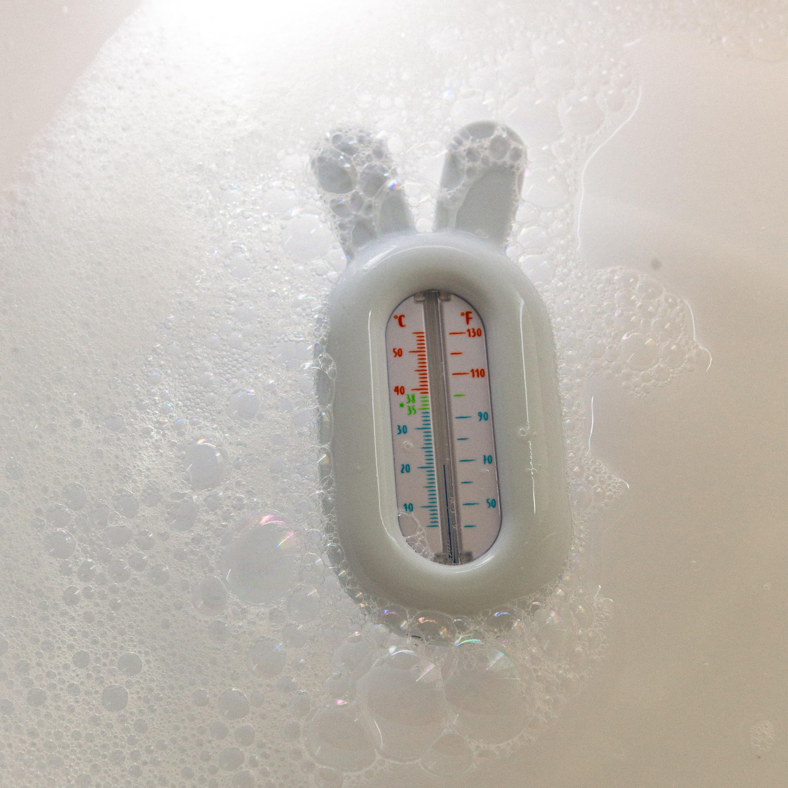 Suavinex, Termometro da bagno per bambini + 0 mesi, termometro per acqua, senza mercurio, preciso e con scala di colori, robusto e facile da difendere, Dreams blu