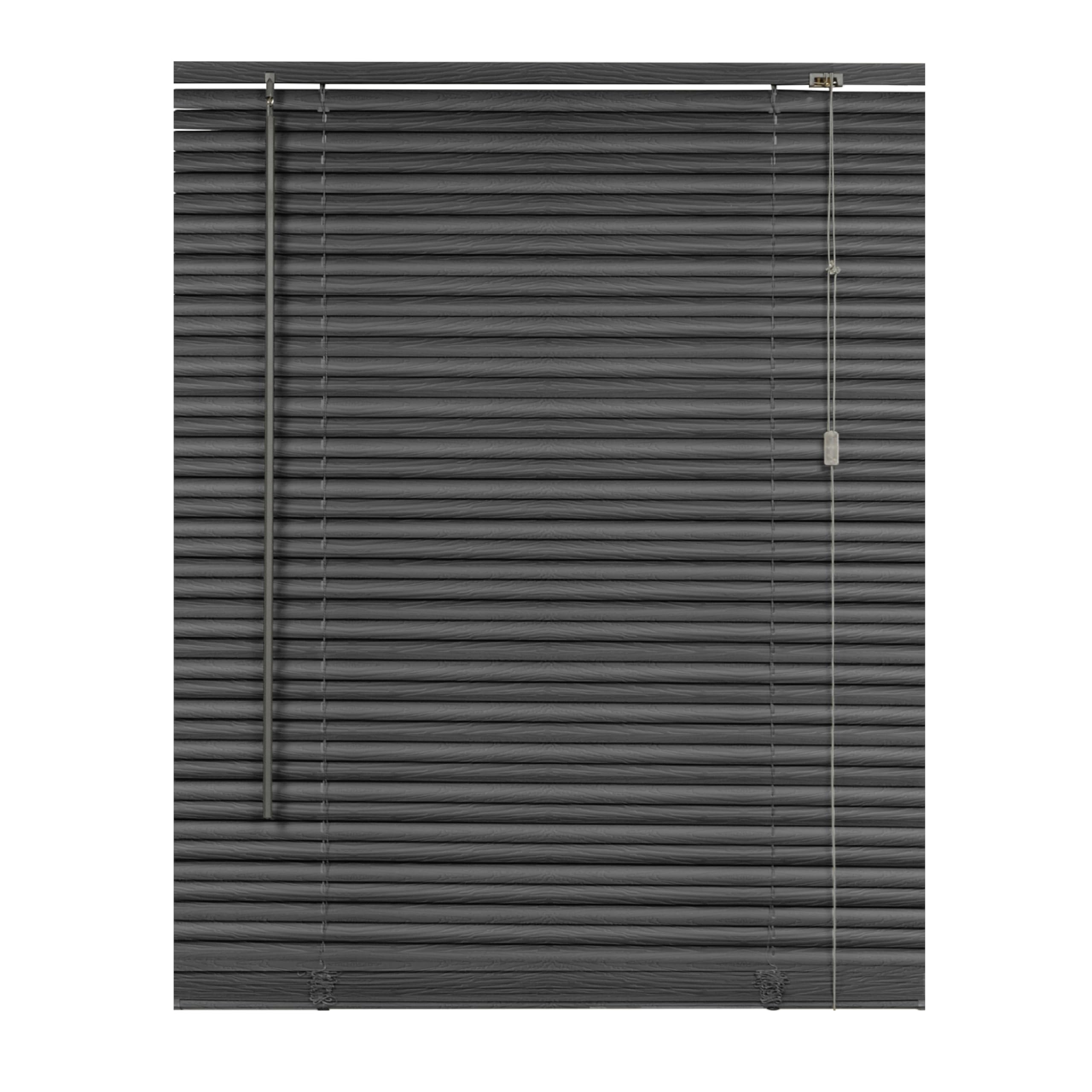 REHAN & CO Custom Made to Measure PVC Venetian Blinds 25mm Thin Slats Shutter Blinds Window Treatments Child Safe Home Office Windows Blind (Grey Embossed, 105W x 150H cm) — image 1