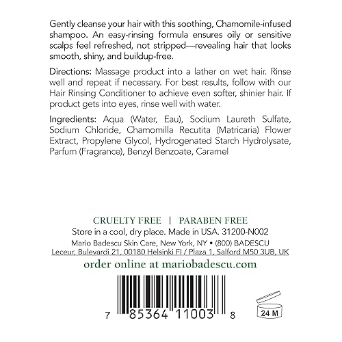 Miniatura 2 de Mario Badescu Champú de manzanilla para cuero cabelludo graso y sensible  Champú suave que aclara y calma  Formulado con extracto de manzanilla