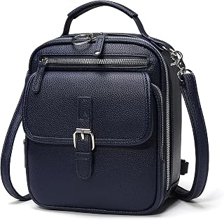 Pelimoo Small Crossbody Bags for Women Vegan Leather Messenger Purses, Vintage Wallet Anti Theft Shoulder Handbags with Card Slots