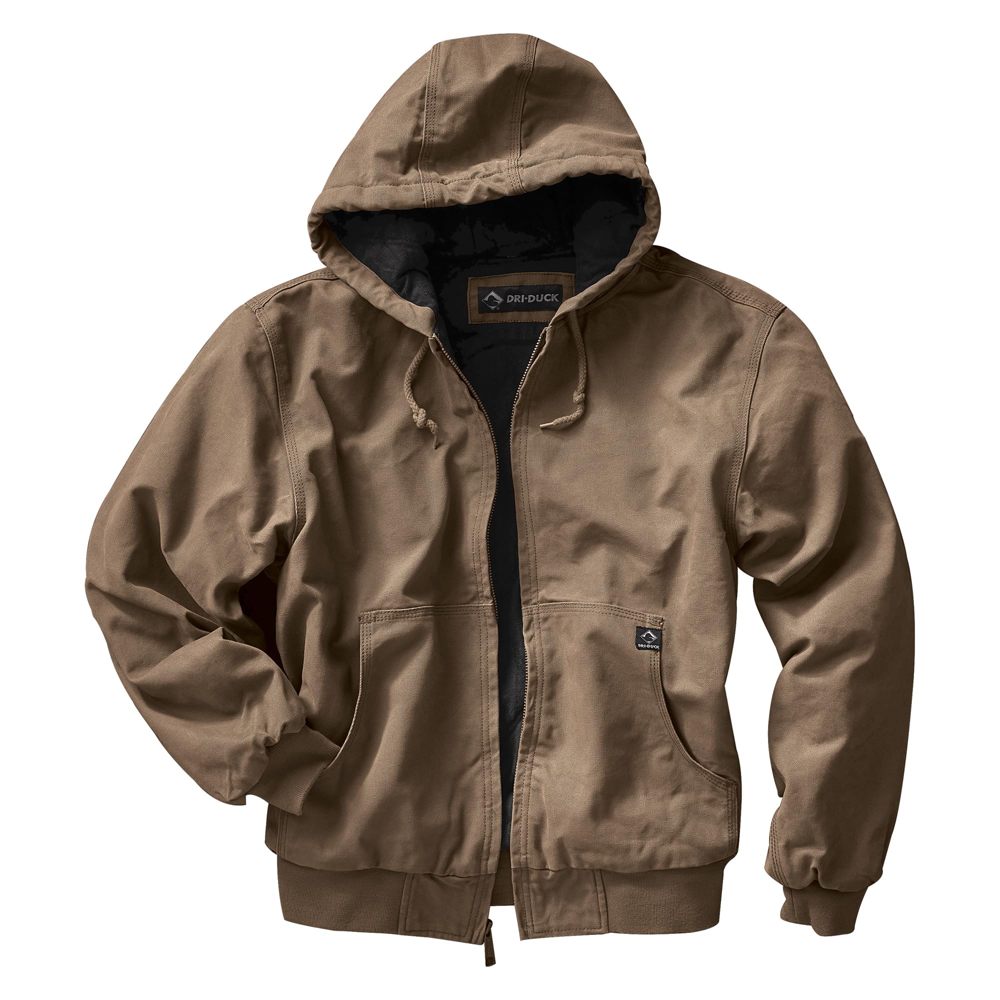 DRI DUCK Cheyenne Men's Cotton Canvas Hooded Work Jacket, 5020