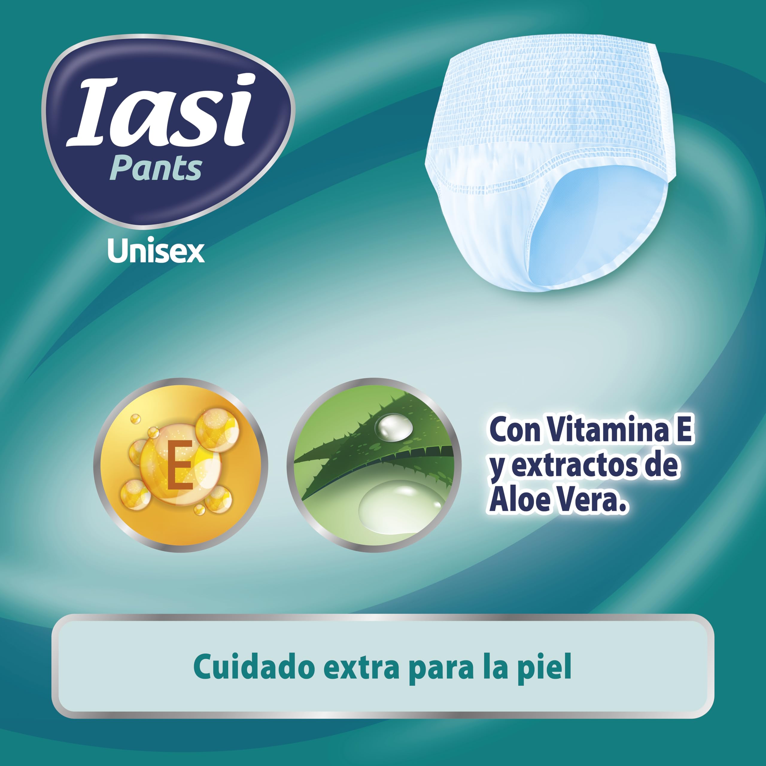 IASI Pants UNISEX Alta Protección, 10 Bragas Absorbentes Desechables, Absorción EXTRA, Talla XXL, 10 Unidades