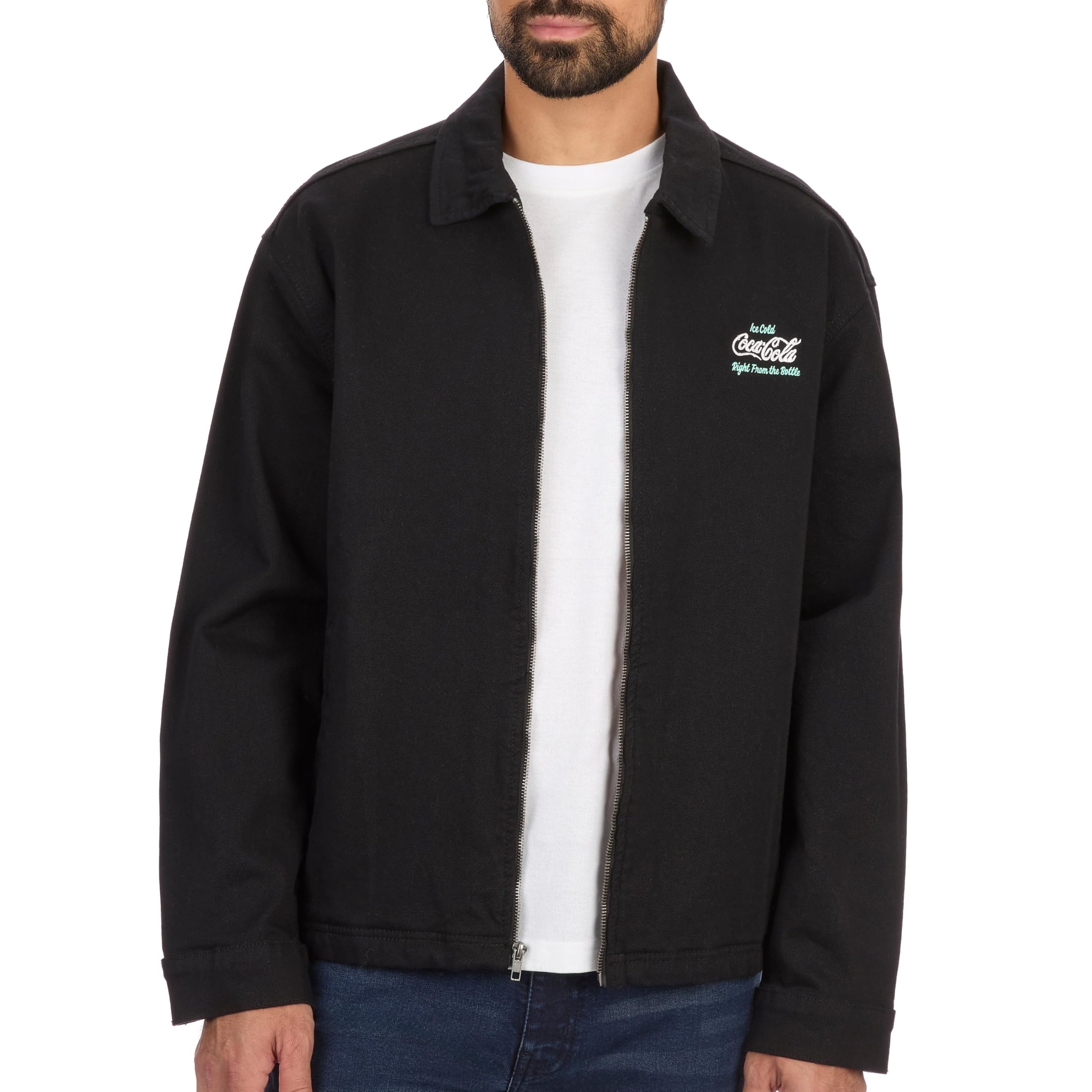 Photo 1 of Coca-Cola Men's Cotton Twill Work Jacket Large