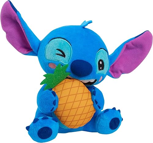 Miniatura 2 de Disney Stitch - Pequeño punto de felpa y piña, animal de peluche, azul, alien, juguetes para niños a partir de 2 años Just Play