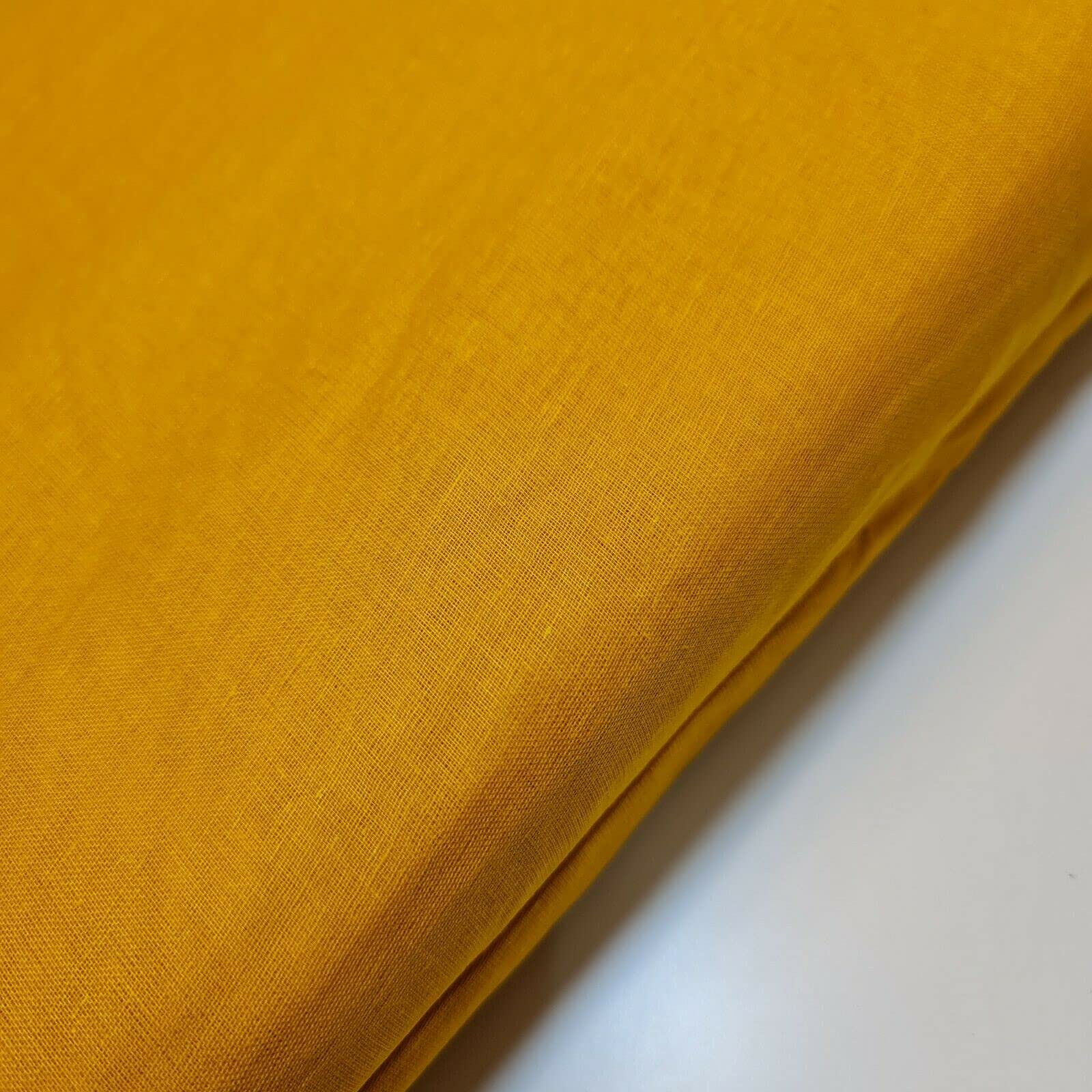 100% Cotton Soft Muslin Voile Cheesecloth Mulmul Fabric Draping Curtains 44" (1 Meter, Mustard) โ image 1