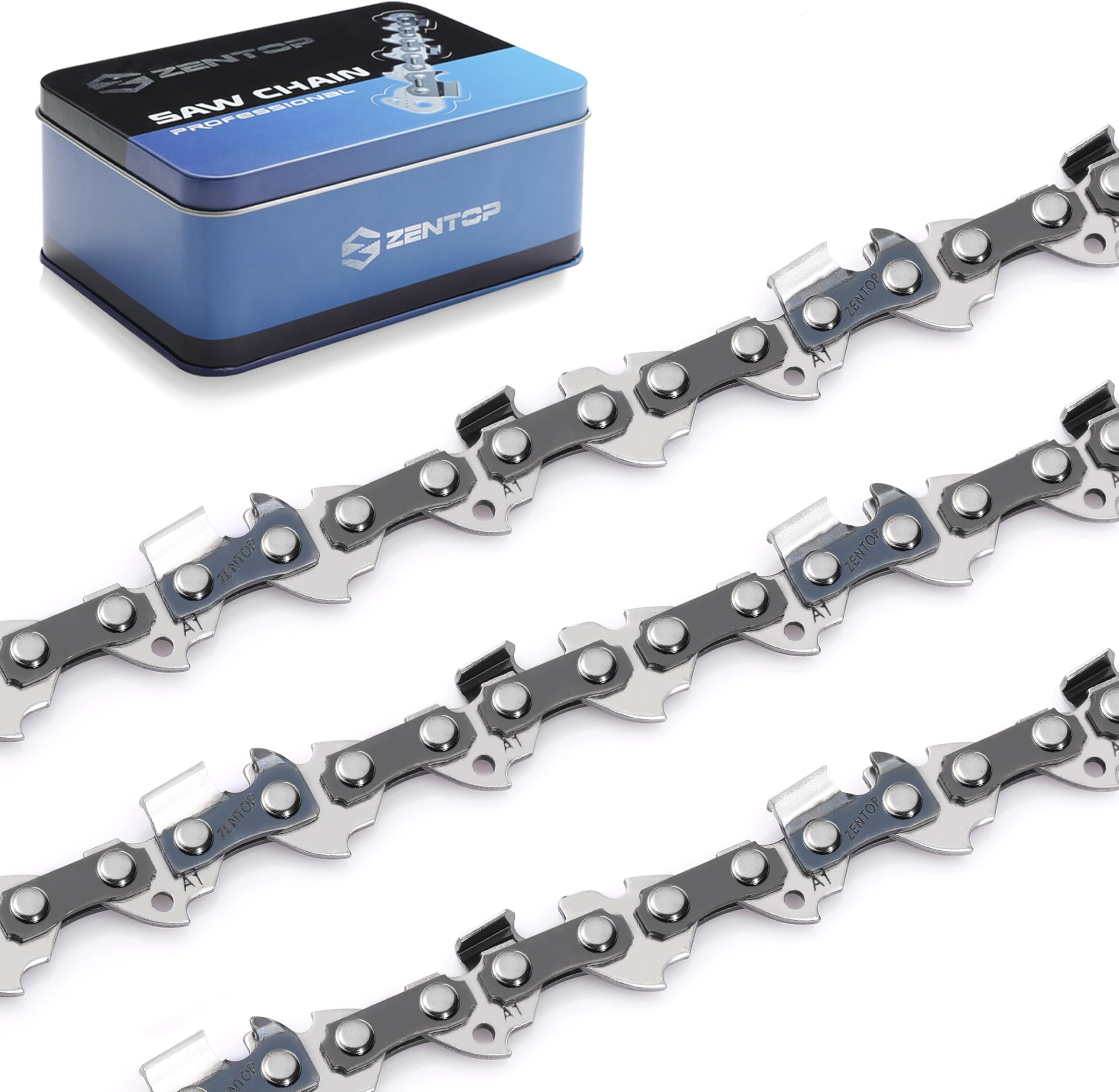Amazon.com : Abroman 2 Pack R40 10 Inch Chainsaw Chain 3/8
