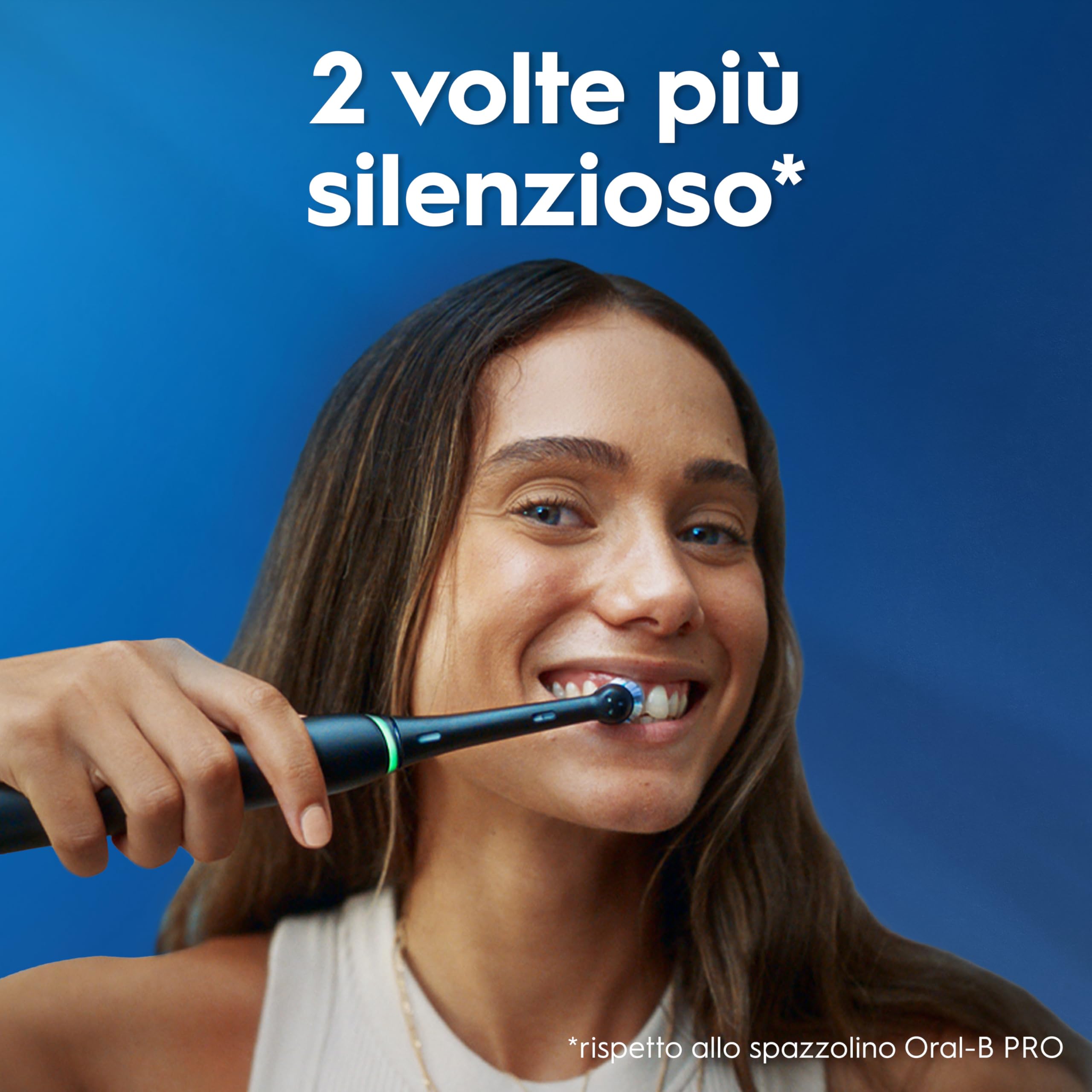 Oral-B Spazzolino Elettrico Ricaricabile iO 3N Nero, 1 Testina Di Ricambio, 1 Spazzolino Elettrico Oral B + 1 Dentifricio Gengive & Smalto Pro-Repair Classico 75ml