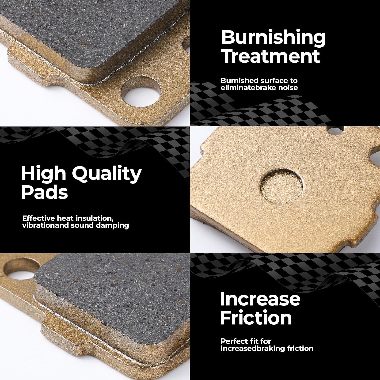 Semi-Metallic Pro Front Brake Pads