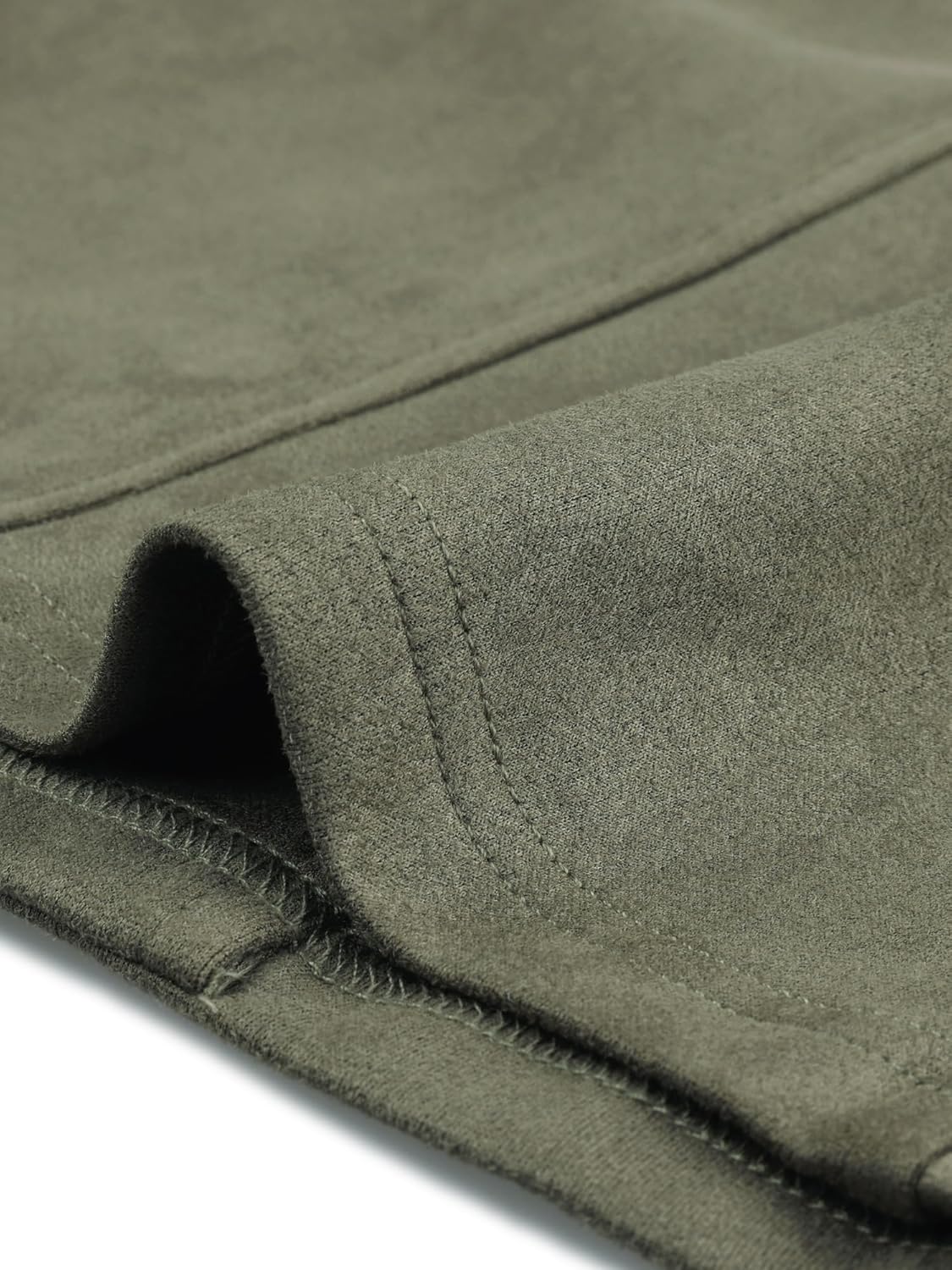 Agnes Orinda Plus Size Utility Vest for Women Lapel Sleeveless Lightweight Casual Suede Vests Jacket - Image 5