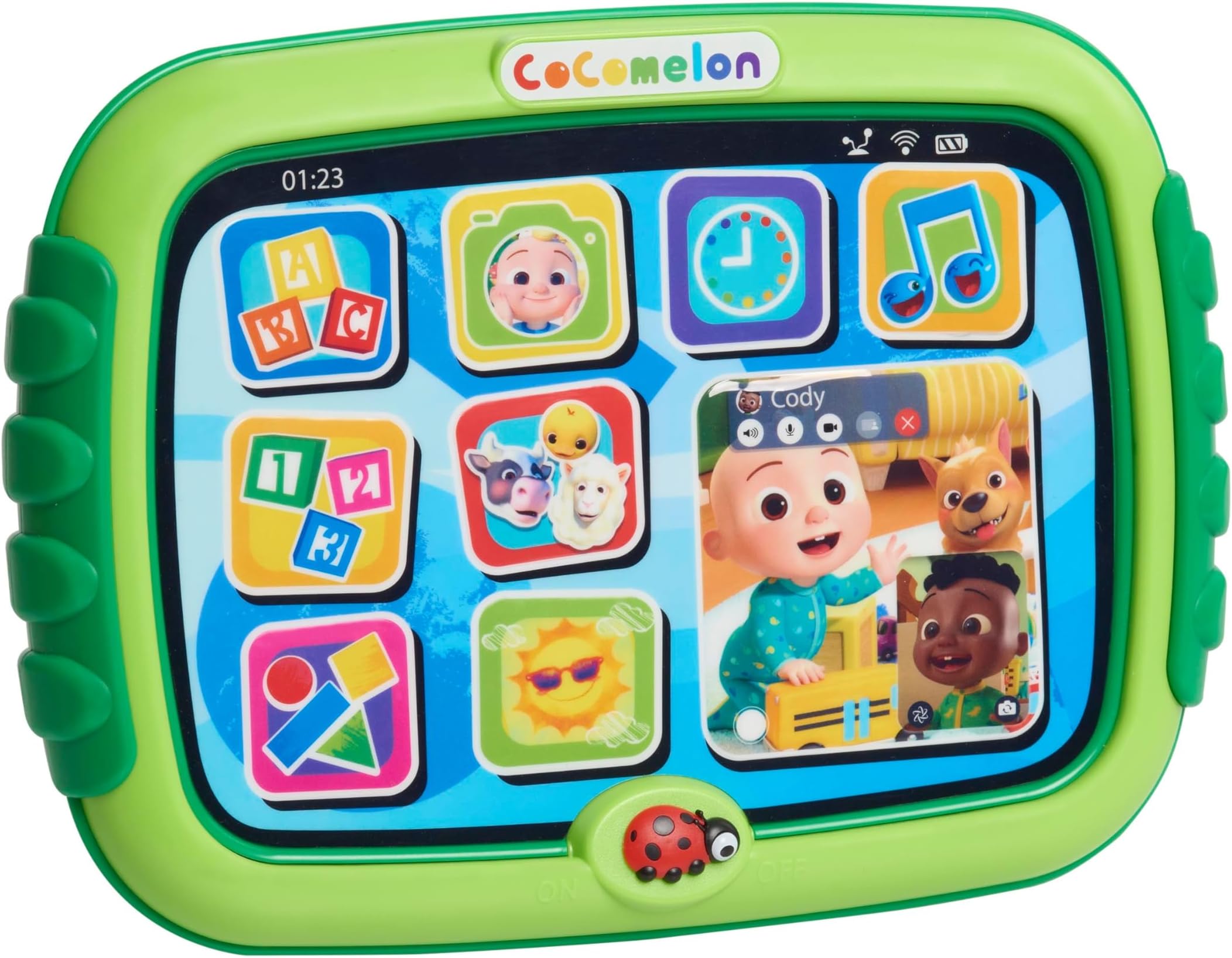 CoComelon Learning Tablet, 60+ Learning Phrases, Sing-Along to the “The Alphabet Song", Kids Toys for Ages 18 Month by Just Play