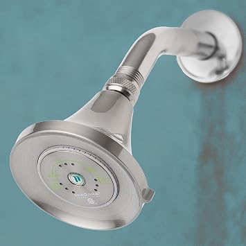 Niagra Conservation N3912BN Earth Luxe High Efficiency Showerhead, Brushed Nickel