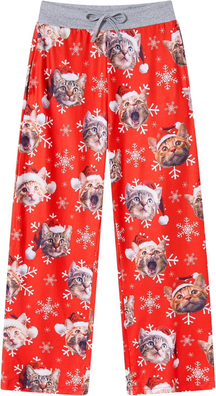 BFUSTYLE Kids Pajama Pants Drawstring Pyjamas Boys Girls Loose Holiday Trousers 7-14 Years Pj Bottoms