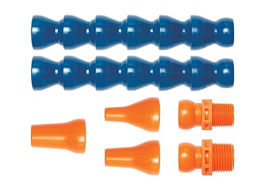 Loc-Line - 50813 Coolant Hose Assembly Kit, Acetal Copolymer, 7 Piece, 1/2" Coolant Hose ID