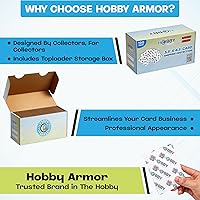 Vista 5 de Hobby Armor - Paquete de 100 protectores de envío de tarjetas coleccionables de 3.5 x 4.5 pulgadas con esquinas redondeadas, protector de tarjetas