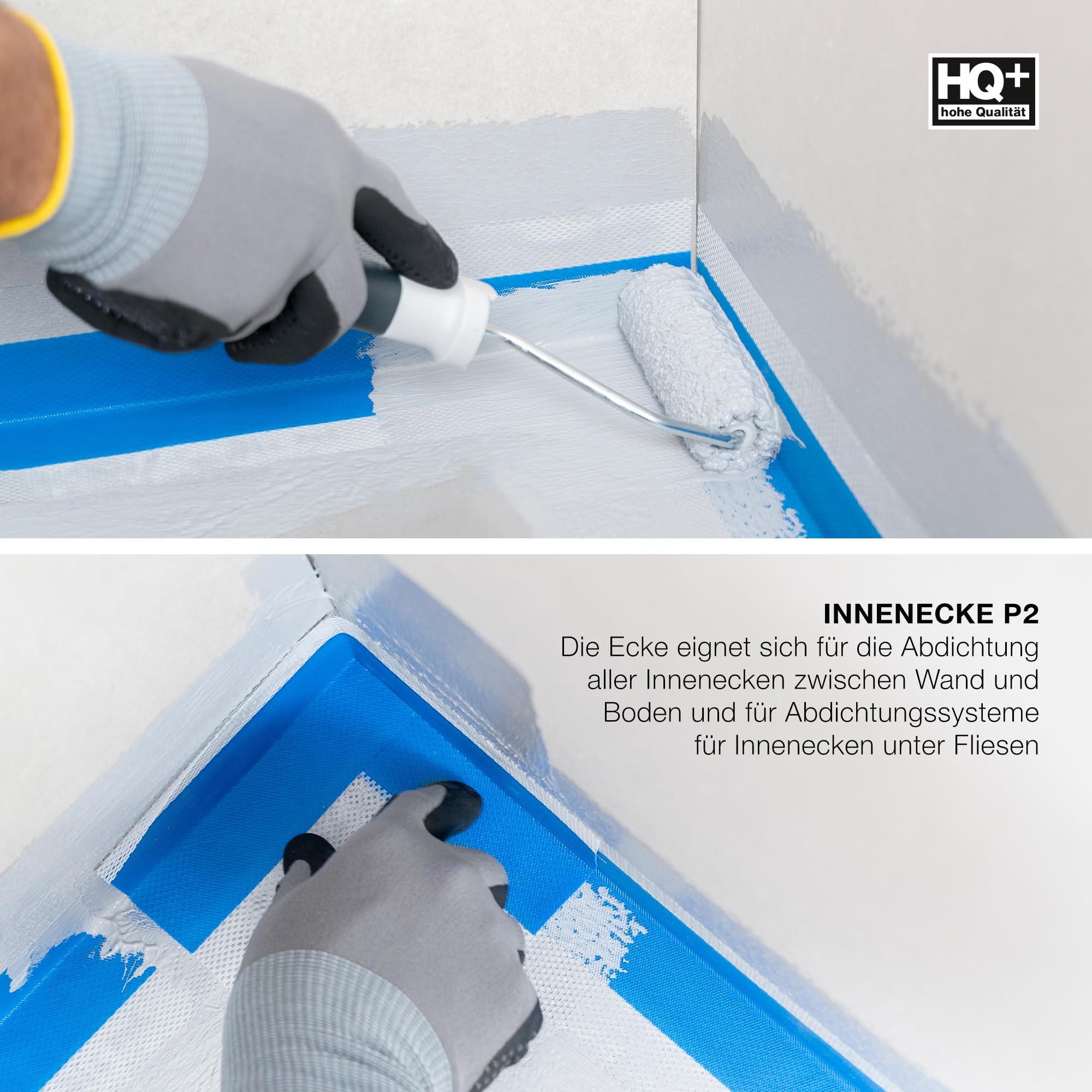 Isolbau 104G Bandset - Dicht-Set für den Innen und außen bereich inkl. 10 m Dichtband, 4x Innenecken, 2x Außenecken & 4x Wandmanschetten, Abdichtung