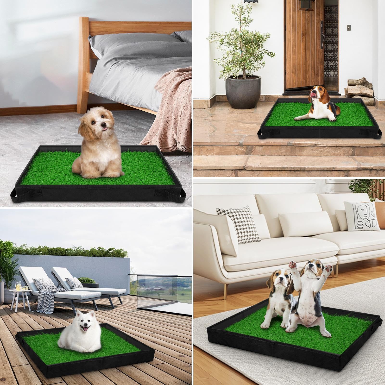 Hunde-Urinwand – Spritzschutz Für Hundegras-Pads, Wasserdicht, Einfach Zu Reinigen
