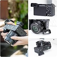 Vista 9 de Visor de cámara de silicona suave extendido A6700, especialmente diseñado para Sony A6700 Alpha APS-C sin espejo, reemplaza el visor de Sony