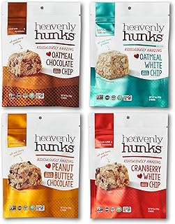 Variety Gift Box - Oatmeal Chocolate Chip, Peanut Butter Chocolate, Cranberry White Chip & Oatmeal White Chip Cookies 4-Pack