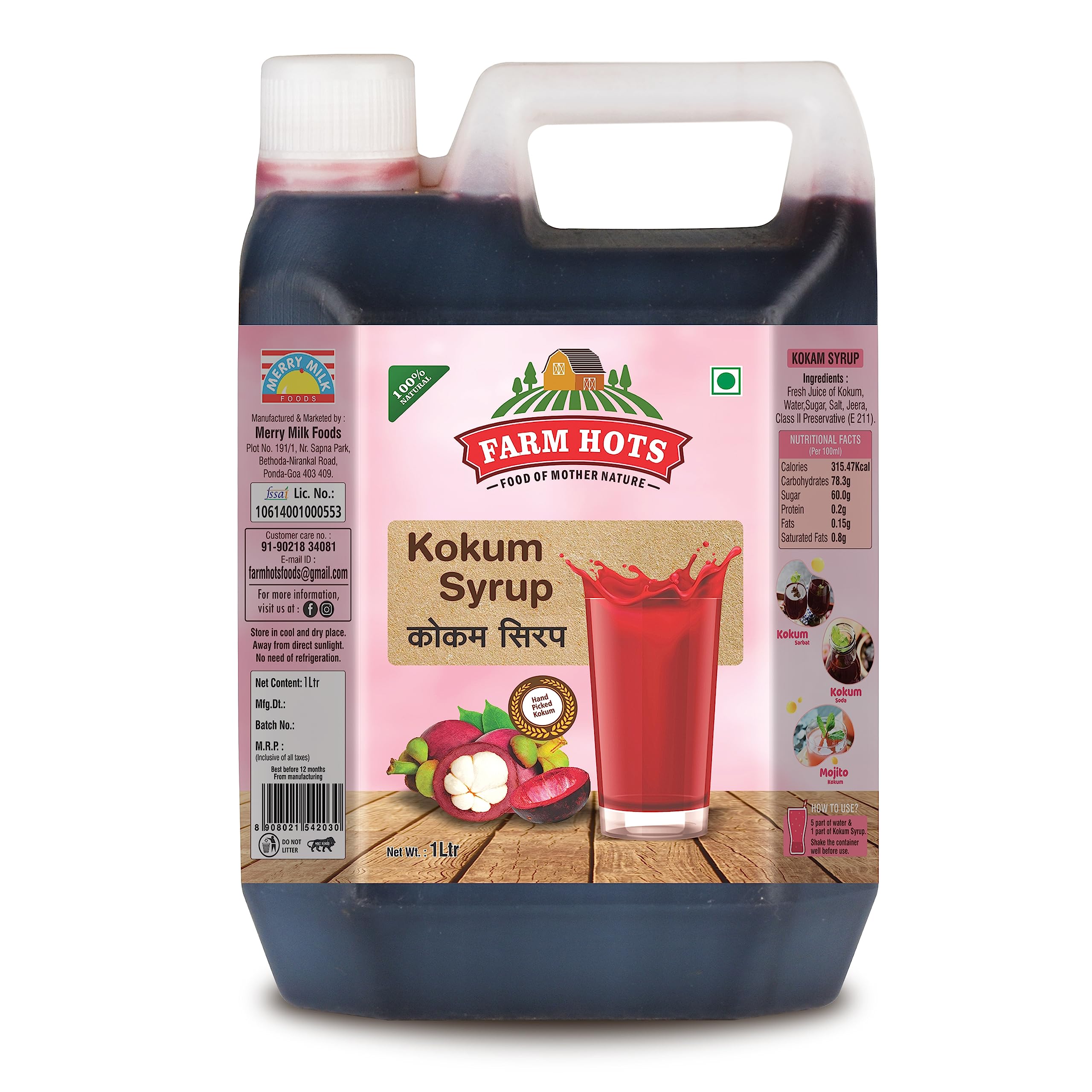 See full amazon price history chart for Farm Hots Kokum Syrup/Sharbat,1000Ml Can - Liquid Farm Hots Kokum Syrup/Sharbat,1000Ml Can - Liquid (B0C9QHQGHC) Amazon Price History, Amazon Price Tracker
