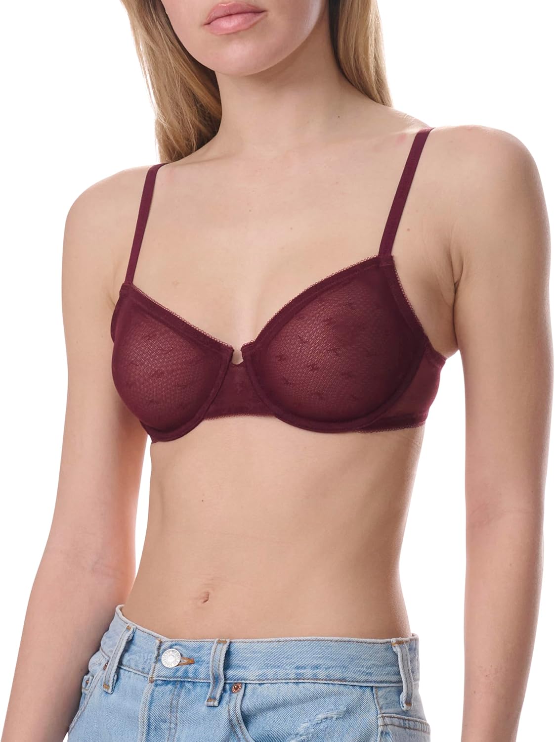 Tommy Hilfiger Women's Unlined Balconette Bra with Underwire