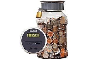 Locking Digital Coin Bank Cookie Jar