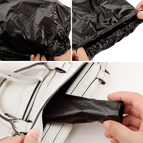 Miniatura 4 de Haysandy Fundas de zapatos desechables de plástico antideslizante para botas, cubiertas largas impermeables para zapatos, cubiertas de zapatos de