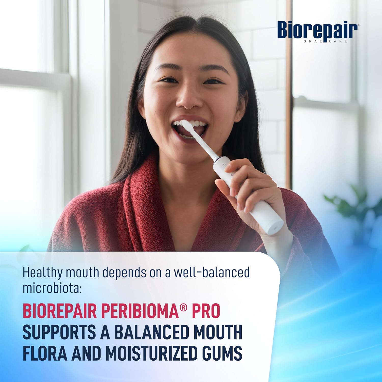 BIOREPAIR Peribioma Pro - Hydroxyapatite Toothpaste for Daily Use, Fluoride Free Toothpaste for Healthy Mouth & Gums, Helps Prevents Plaque Formation, Oral Care Adults & Kids, 3.39 Oz Made in Italy