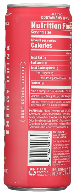 Gorgie, Drink Energy Watermelon Crush, 12 Fl Oz