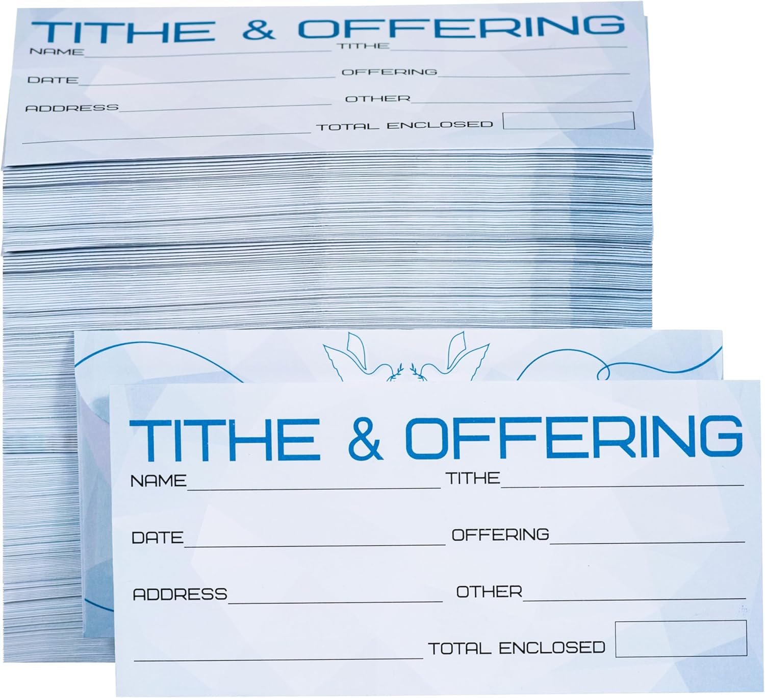 Offering Envelopes for Church, 500 Count, Tithes and Cash Envelopes for Church Donations
