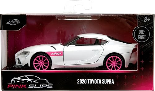 Miniatura 7 de Jada Pink Slips 132 W1 2020 GR Toyota Supra - Auto fundido a presión, juguetes para niños y adultos (blanco)