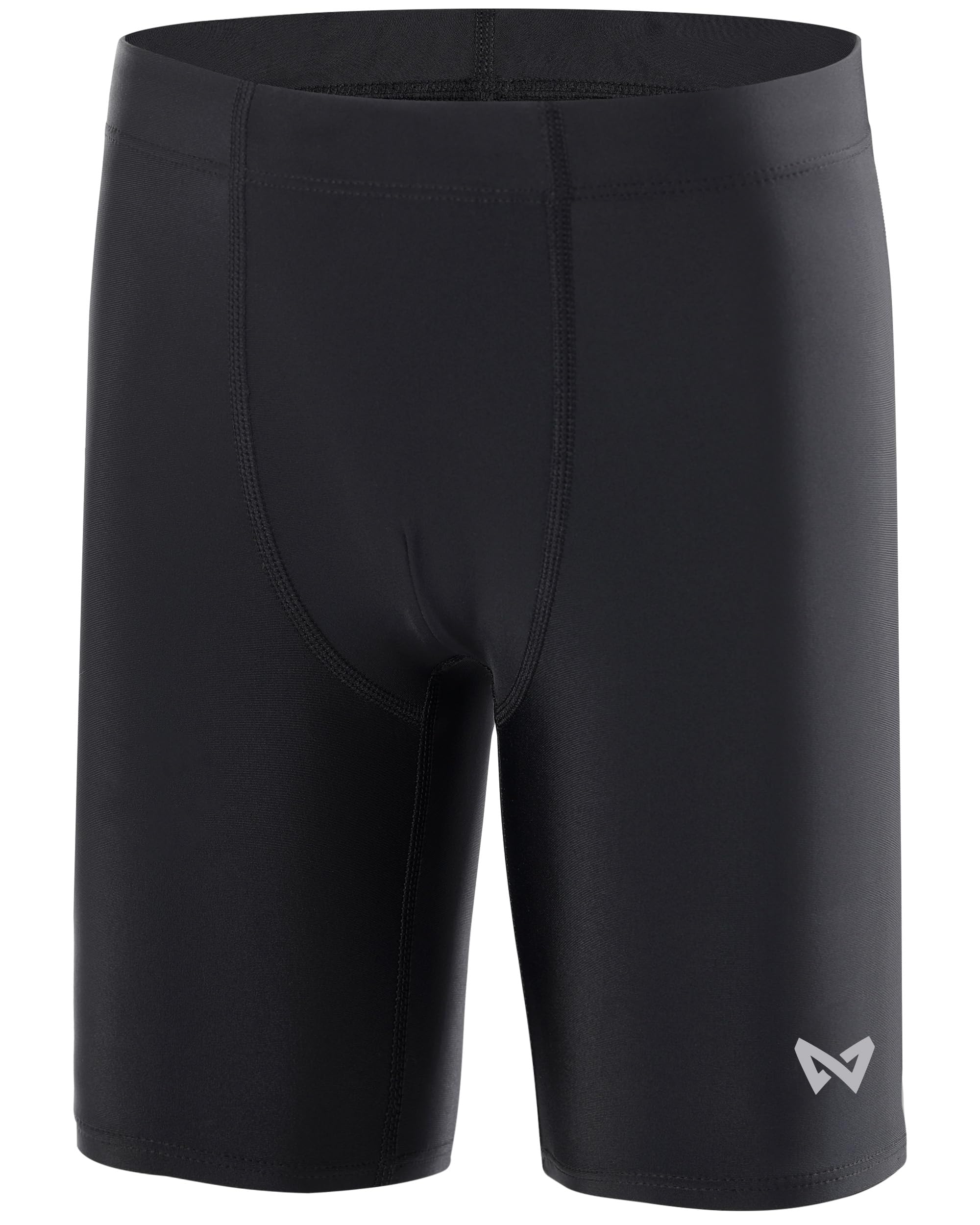 WISMBOX Jungen Badehose Jammer, Schnelltrocknend UV-Schutz 50+ Kompression Schwimmhose für Kinder Wettkampf Schwimmen Sport