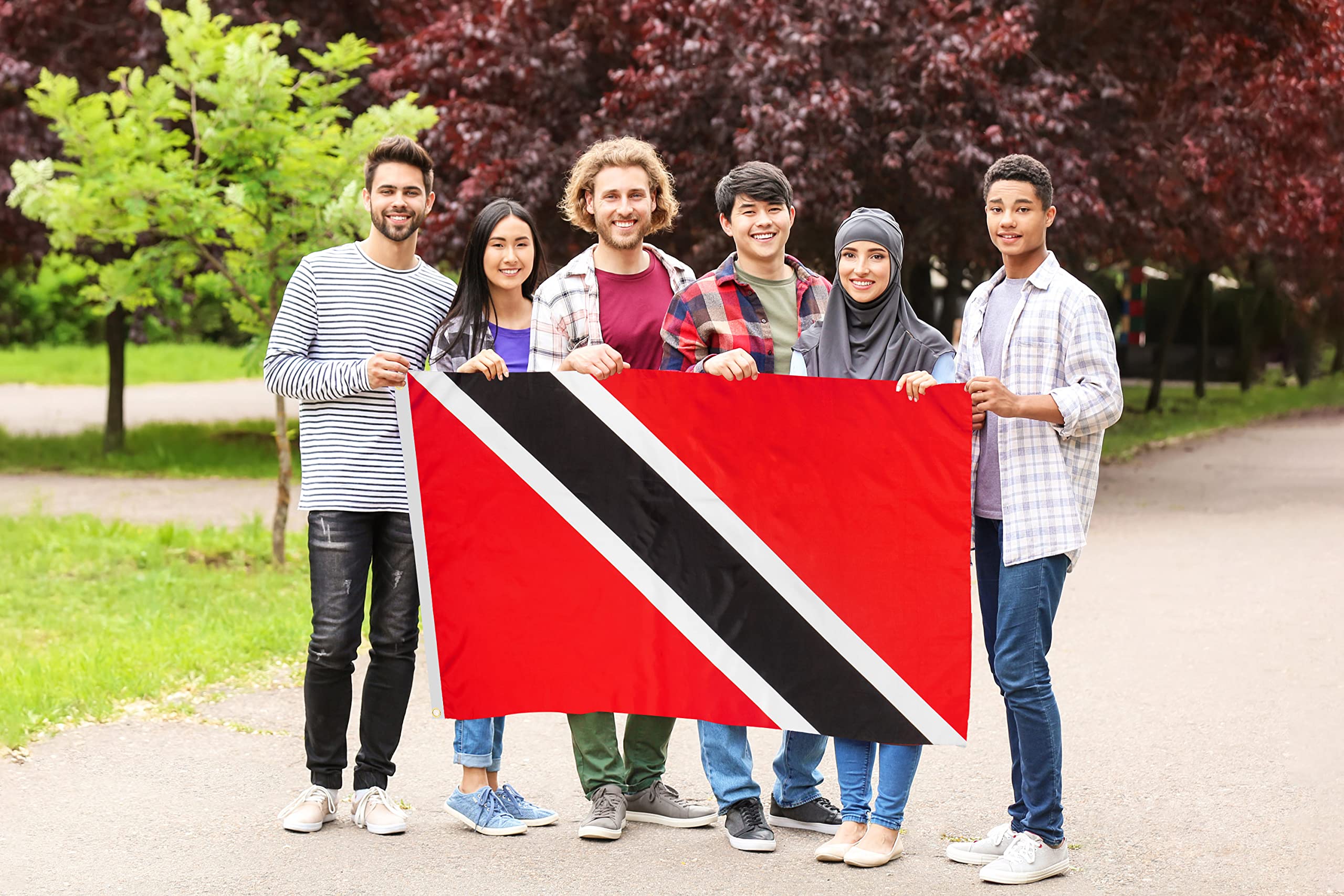 Anley Trinidad Und Tobago Flagge – Reißfest, Doppelseitig, 90x150 Cm