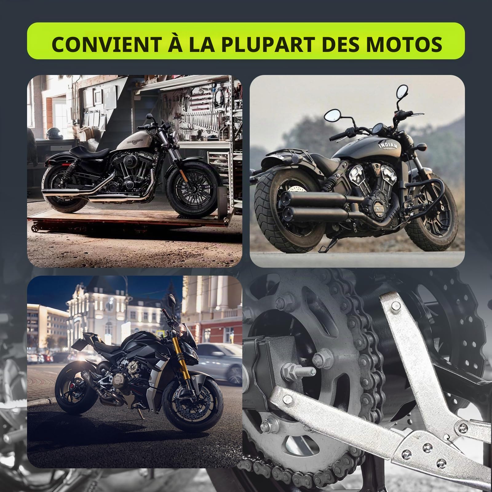 Pince d'embrayage Argent, 5.5in Extracteurs de Moyeu en Alliage d'acier pour Engrenages de Pignon de Roue D'inertie Outil d'entretien de Réparation de Moto