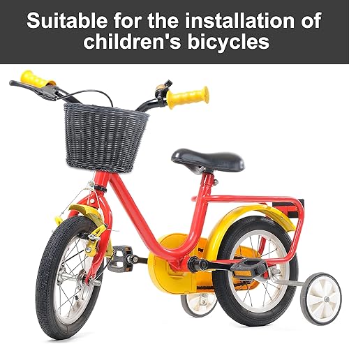 Miniatura 9 de Cesta de bicicleta bonita y atractiva para bicicleta para colocar pertenencias, accesorios de cesta de bicicleta con cinturón de cuero, fácil de