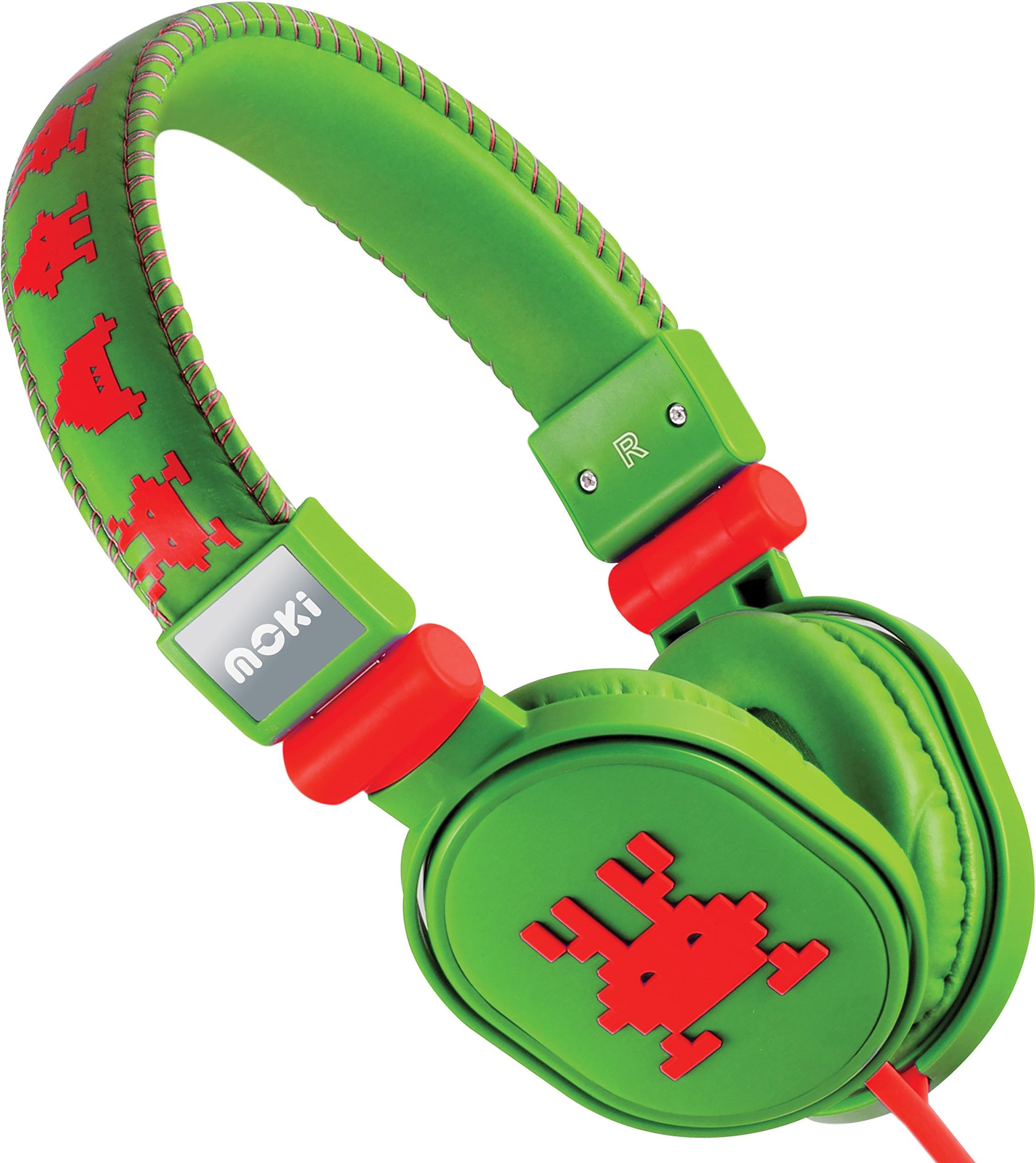 Moki ACCHPPOF Martian Soft Cushion Headphones, Green