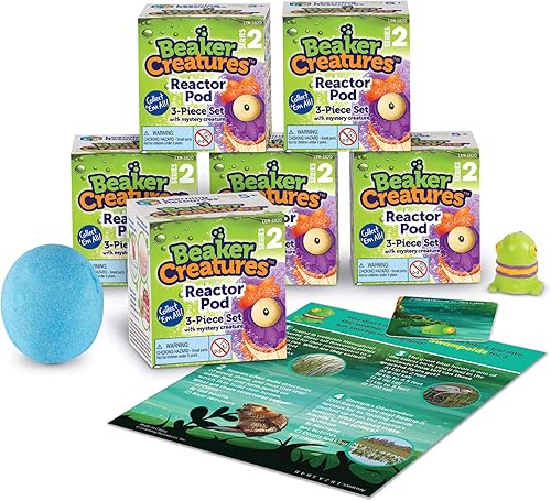 Learning Resources Beaker Creatures Cápsulas reactivas, paquete de 2, Series 2