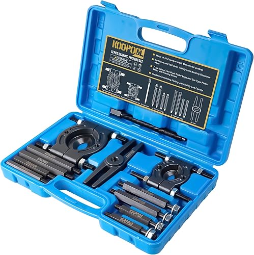 Miniatura 8 de Kit de extractor y divisor de rodamientos, juego separador y extractor, extractor de rodamientos de piñón y herramienta de extracción de rueda,