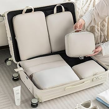 Packing Cubes Set Di Organizer Da Viaggio A Compressione