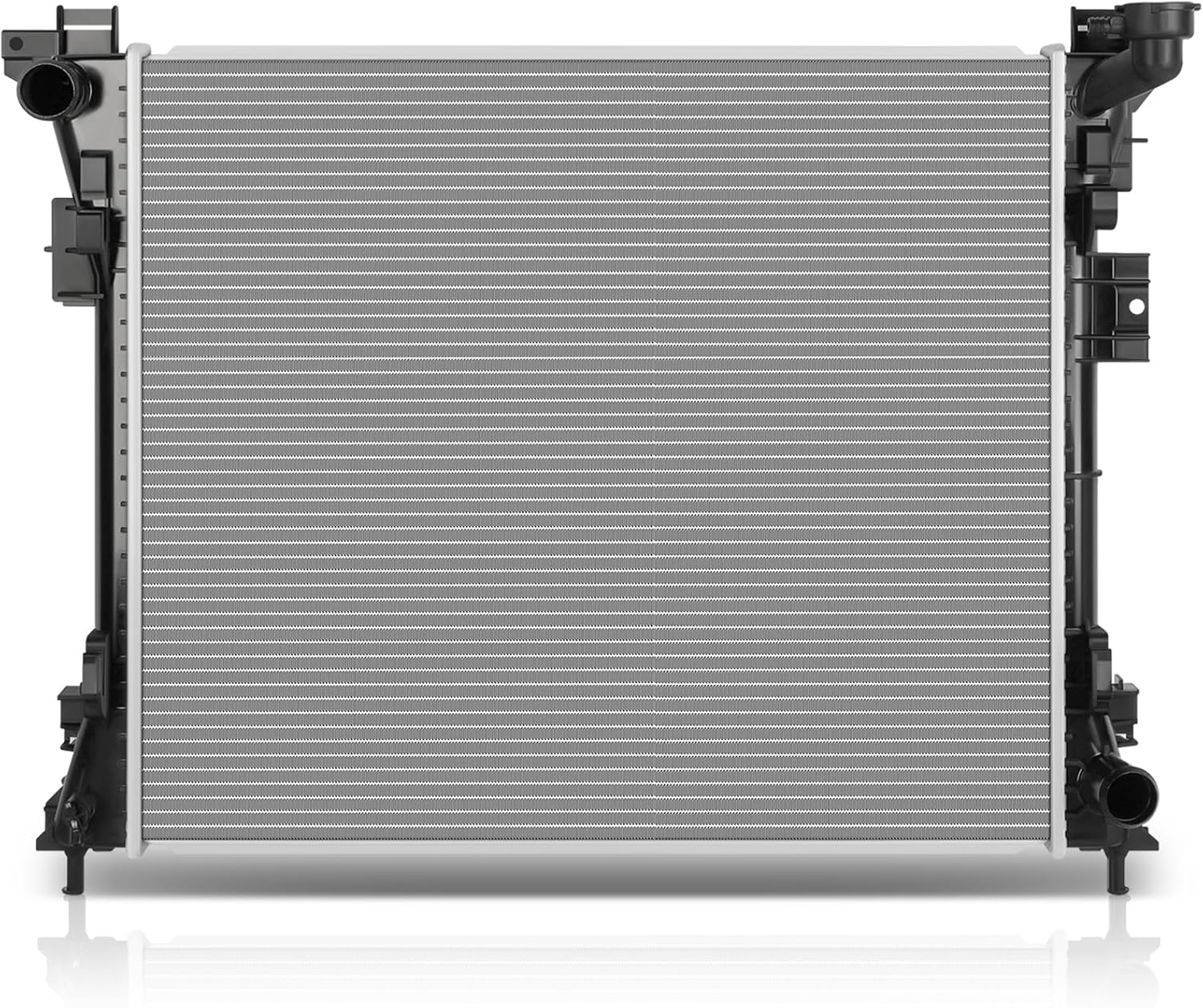 SCITOO Engine Cooling Radiator Assembly Compatible with 2008 2009 2010 for Chrysler for Town & Country 3.3L 2011-2016 for Chrysler for Town & Country 3.6L Replace#13062