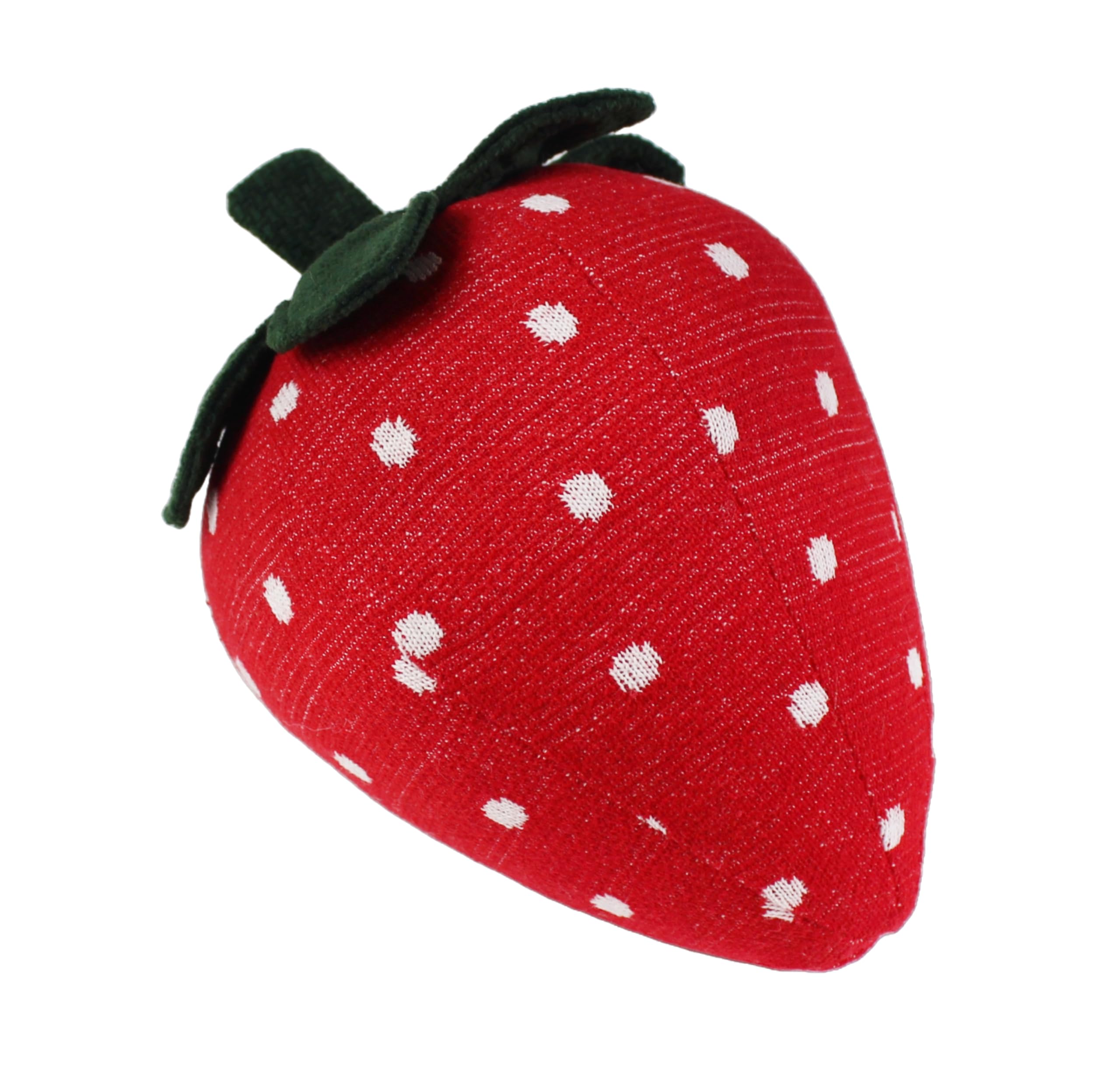 Peggy Wilkins Multicoloured Fraise Strawberry Woven Doorstop Decorative Fruit Door Stop – 1.6Kg Weighted Home Accessory 16 X 16 X 18Cm